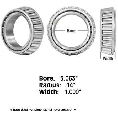 Aftermarket Fits New Tapered Roller Bearing Cone Fits John Deere Tractor ST2133 83324 JD8954